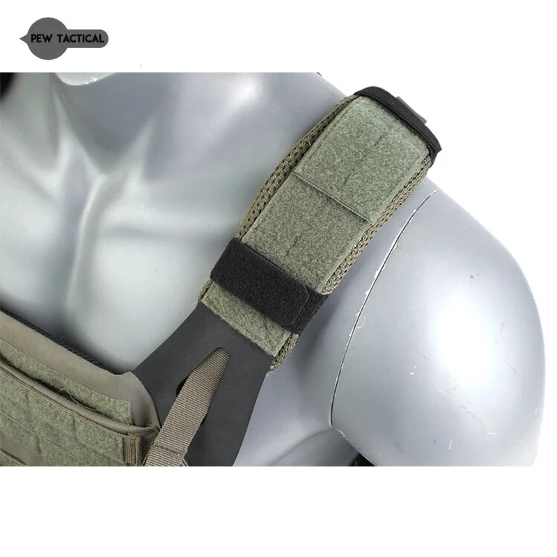 Hombreras tácticas PEW malla transpirable para portaplacas LV119 JPC