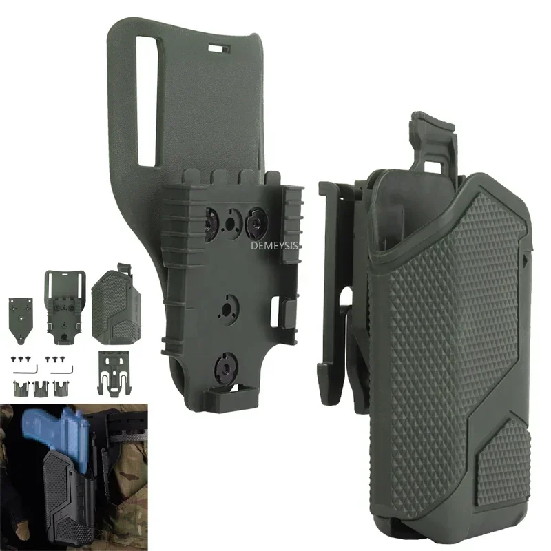 Funda táctica Glock para pistola derecha con linterna X300U-A