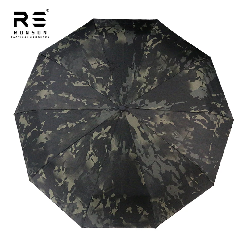 Paraguas táctico Ronson AOR2 camuflaje automático para aire libre - imagen 4