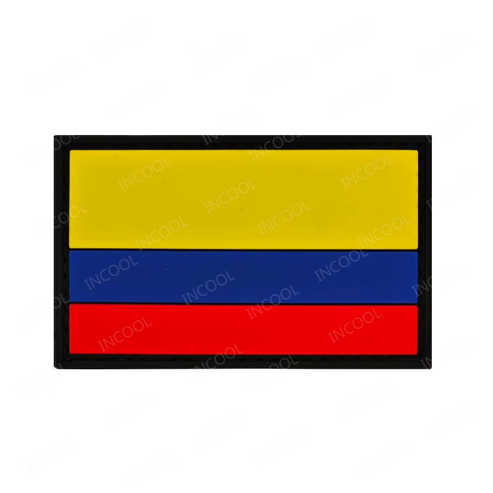 Parche bordado brazalete bandera colombiana para mochila táctica - imagen 2
