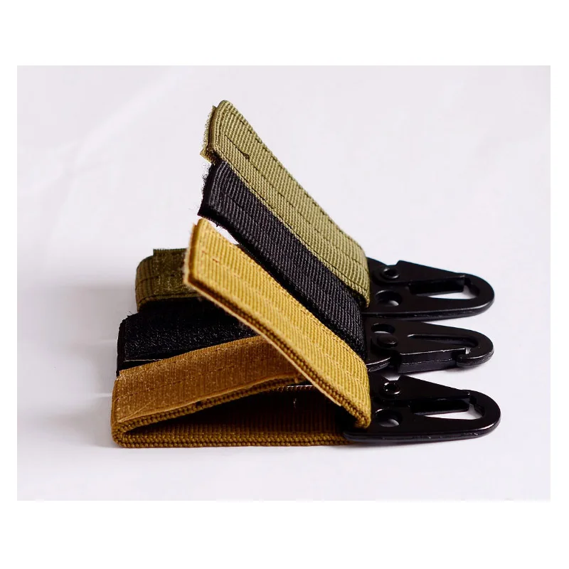 Olecranon gancho MOLLE de mosquetón para llavero táctico nailon - imagen 4