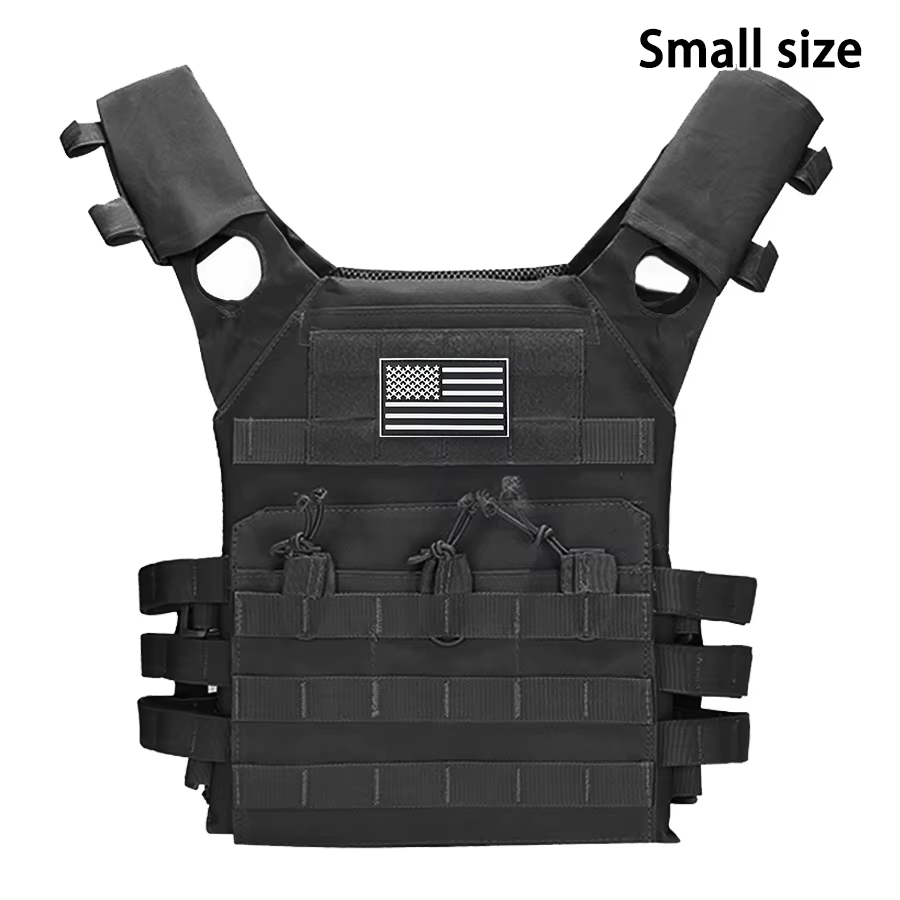 Chaleco táctico JPC MOLLE ligero con expansión y parche bandera EE.UU. - imagen 3