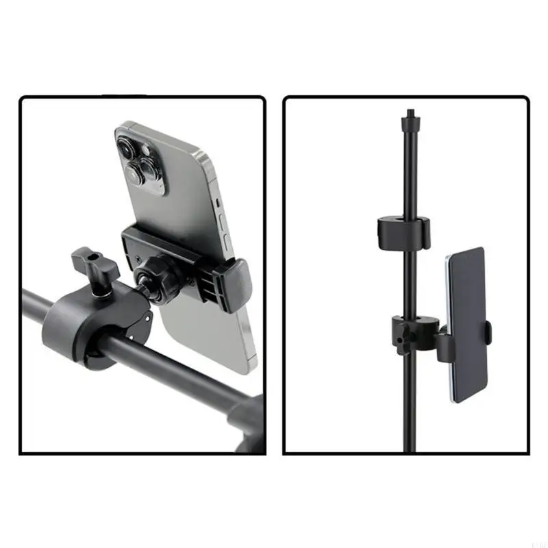 Soporte de teléfono para trípode con abrazadera giratoria 360° - imagen 5