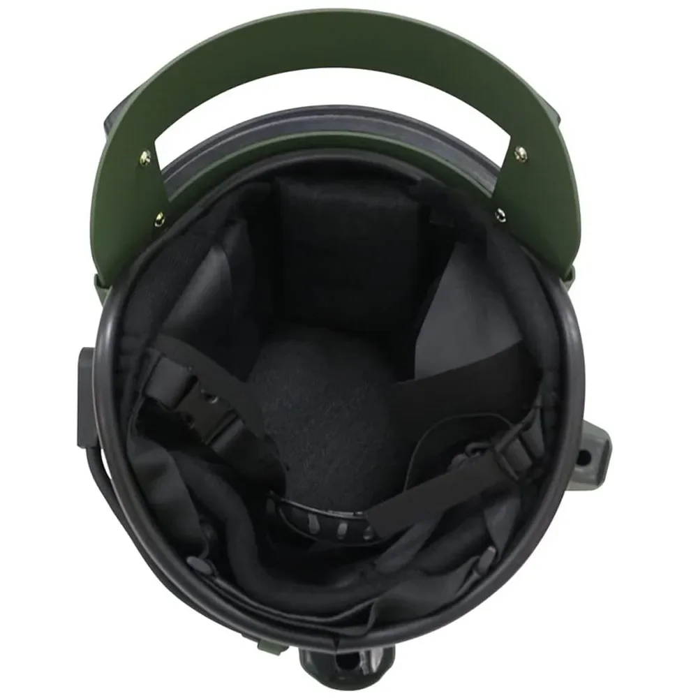 Casco táctico Takov K63 ABS protección balística camuflaje verde - imagen 4