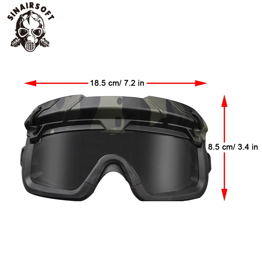 Gafas tácticas airsoft antivaho homologadas protección ocular - imagen 2