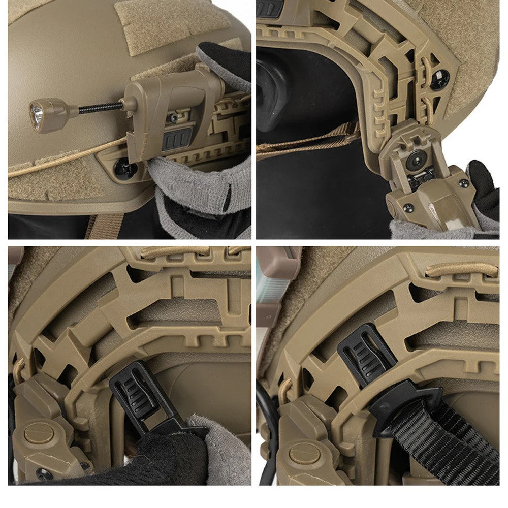 Casco táctico FAST en color multicam