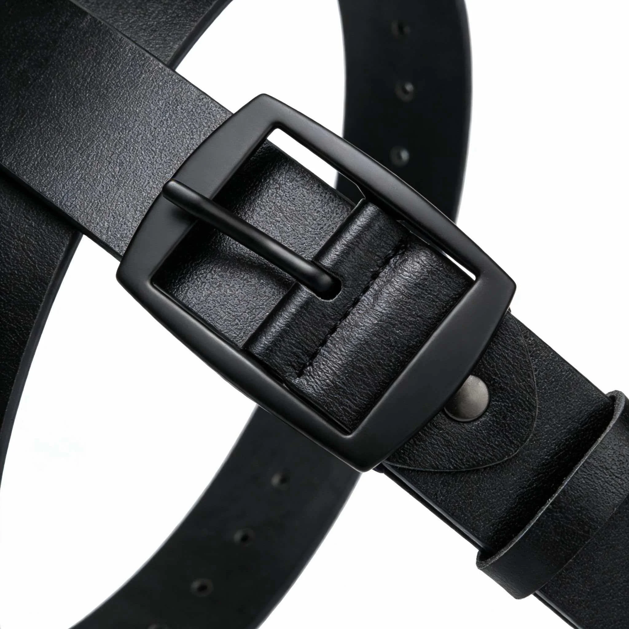 Cinturón de cuero genuino para hombre con hebilla premium informal - imagen 5