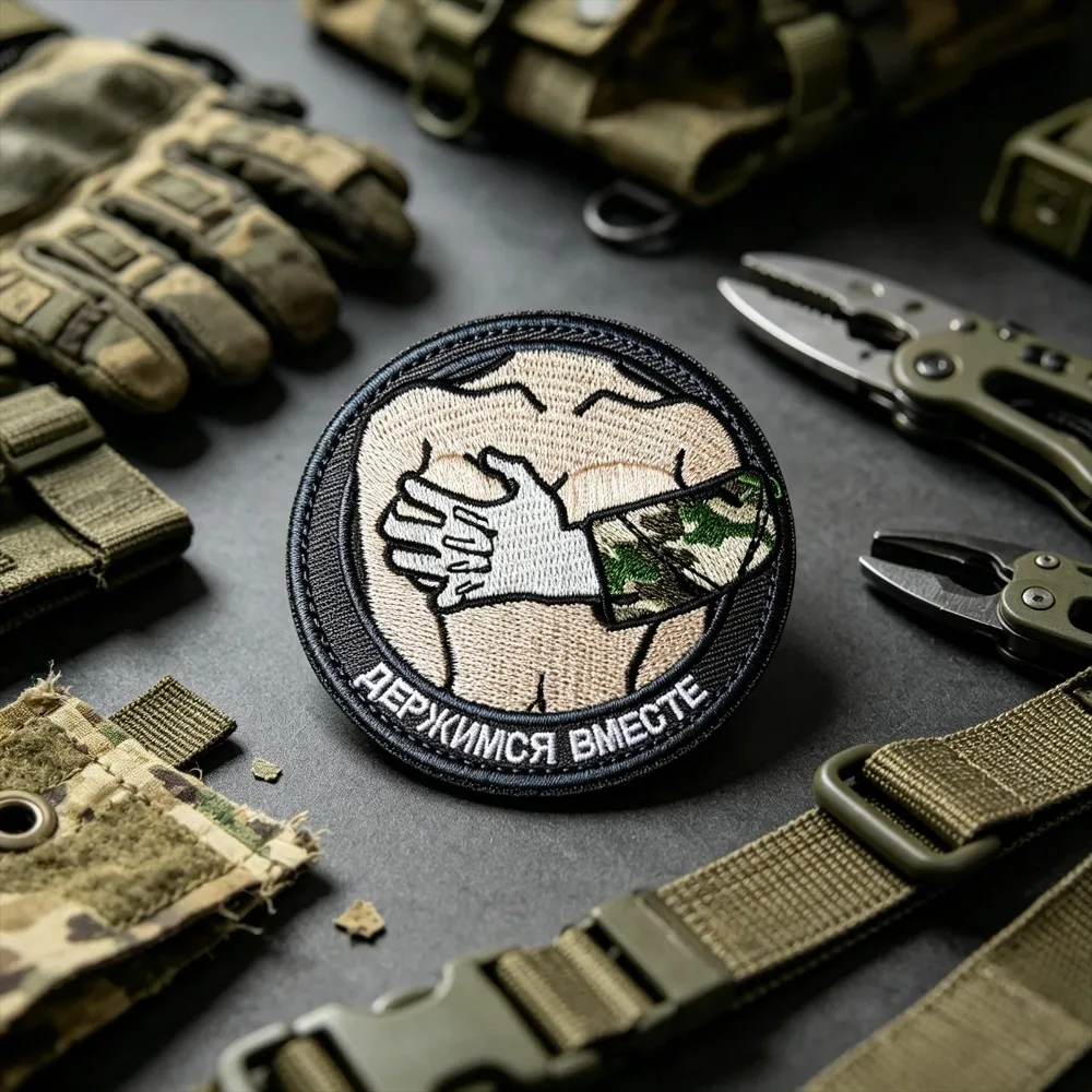 Parche táctico bordado ruso con gancho y bucle para mochilas y ropa - imagen 3