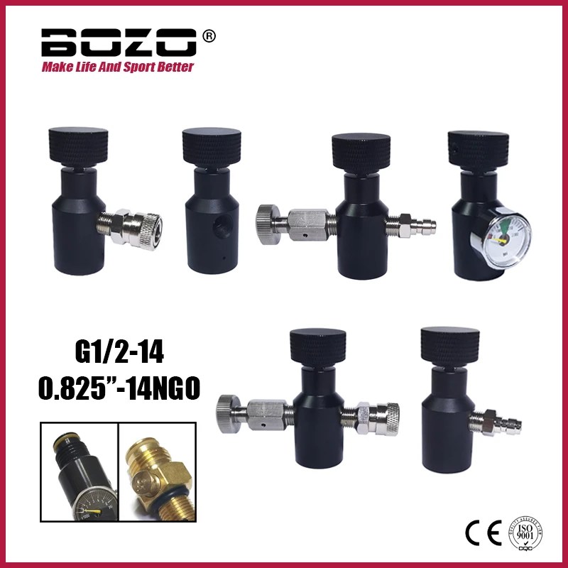 Adaptador HPA de llenado ASA G1/2 - Línea remota HPA para CO2 airsoft