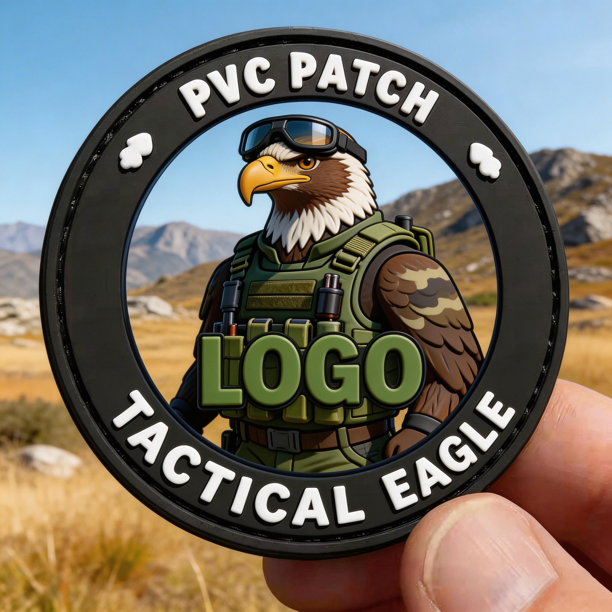 Parche PVC personalizado para logotipos en ropa, cuero y tela - imagen 4