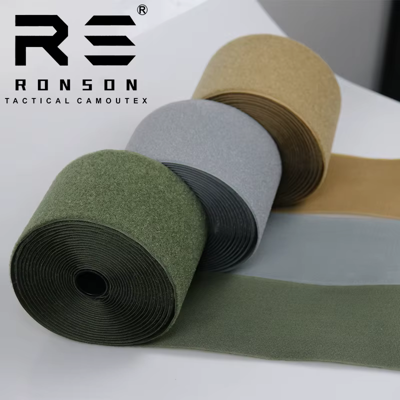 Cinta velcro nylon gancho y felpa en rollo, varios colores