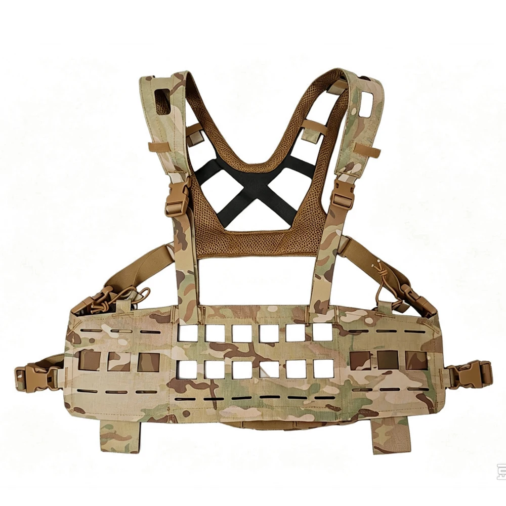 SPC Chaleco táctico MOLLE ligero expandible de asalto