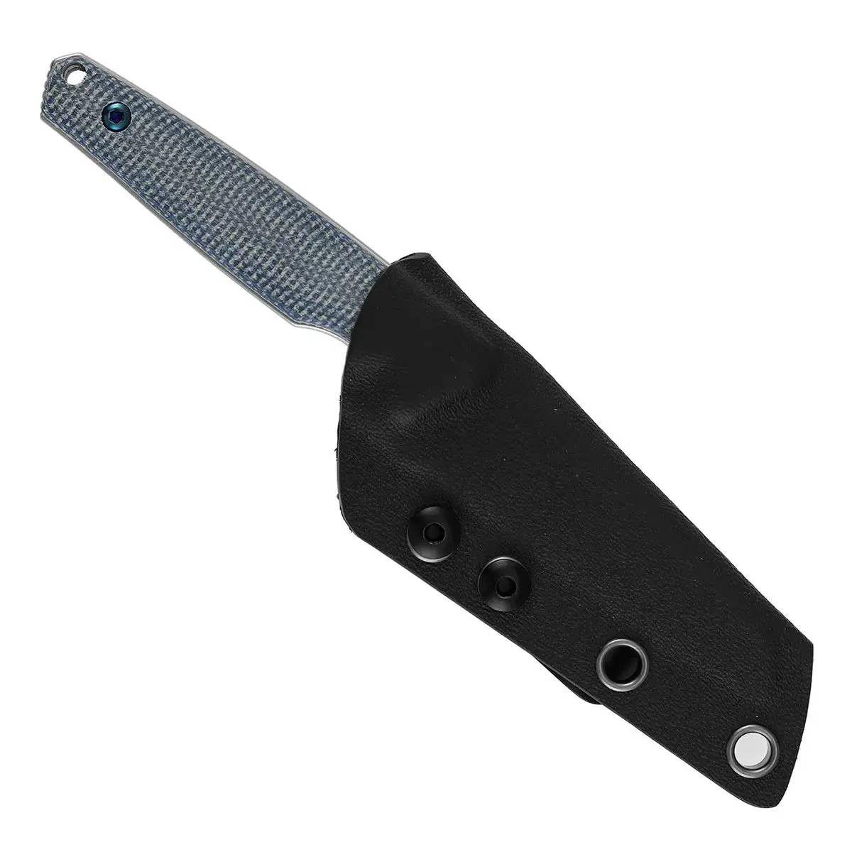 Kansept G011 Navaja táctica Damasco fibra carbono micarta - imagen 3
