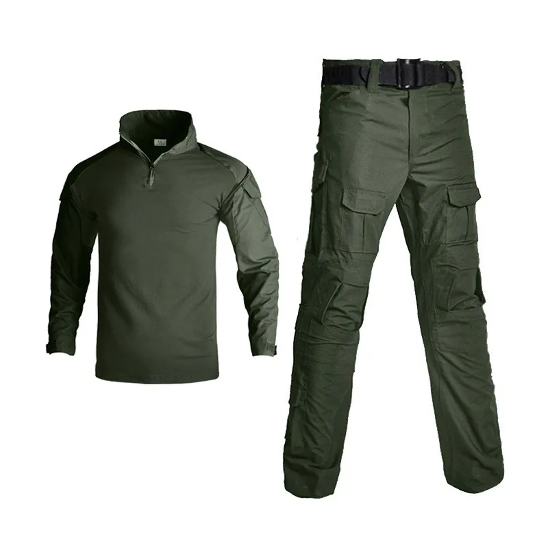 Traje táctico exterior verde militar resistente al desgaste - imagen 3