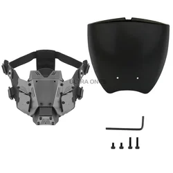 Máscara facial táctica antiniebla para airsoft