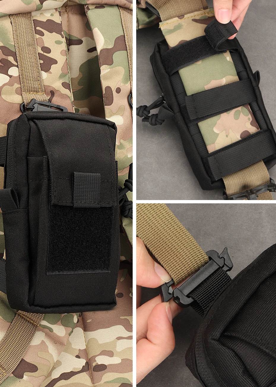 Detalle del sistema Molle trasero