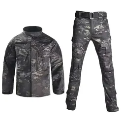 Milit uniforme táctico camuflaje hombre para senderismo y paintball
