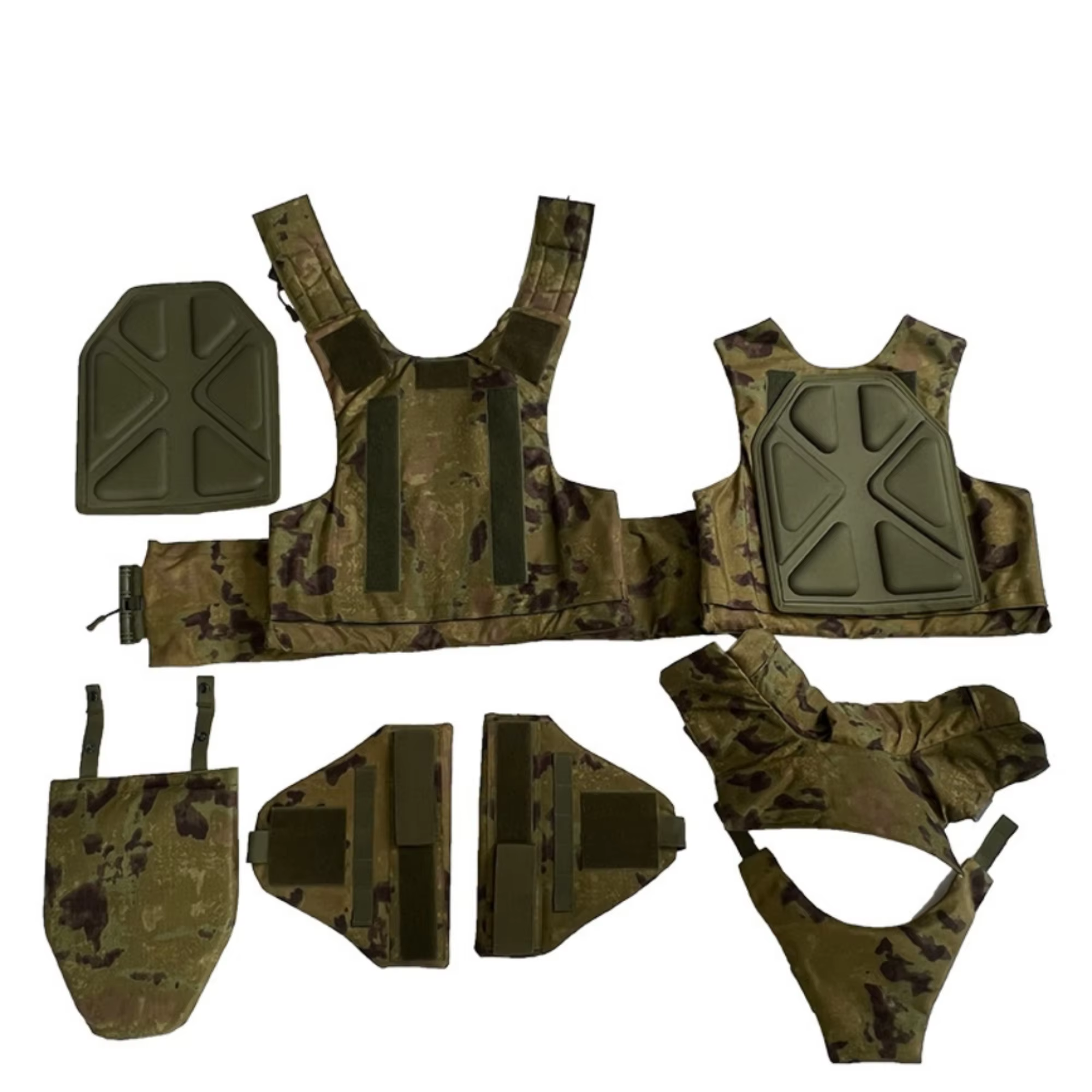 Armadura corporal táctica pesada con MOLLE y protección total - imagen 3