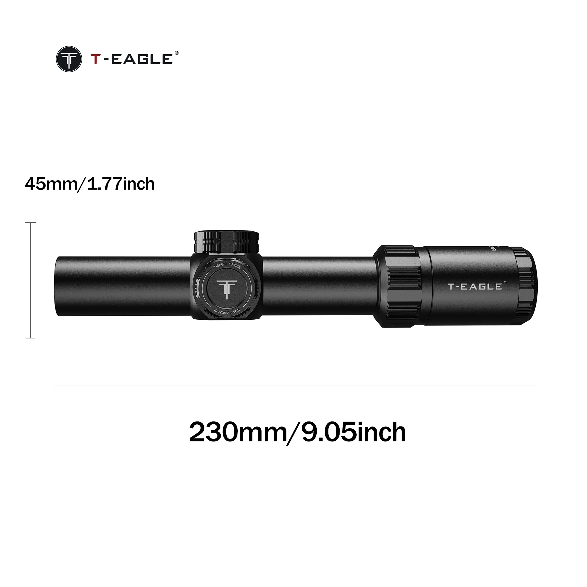EOX1.2-6 Mira telescópica IR X24 para rifle de tiro y caza - imagen 2