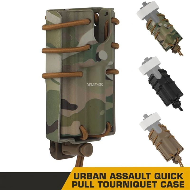 Estuche táctico torniquete con clip para cinturón – MOLLE compatible