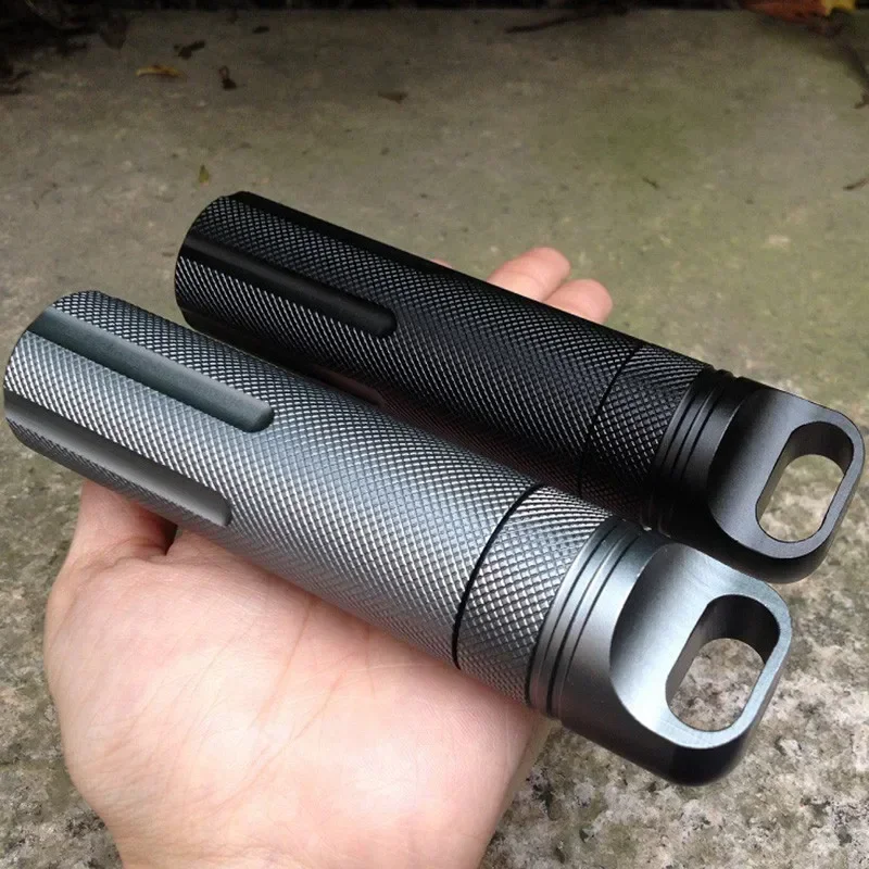 Botiquín táctico EDC impermeable para emergencias de aluminio CNC