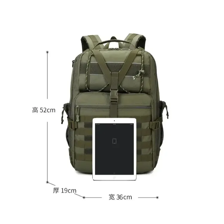 Mochila táctica impermeable multifuncional de alta capacidad asalto - imagen 2