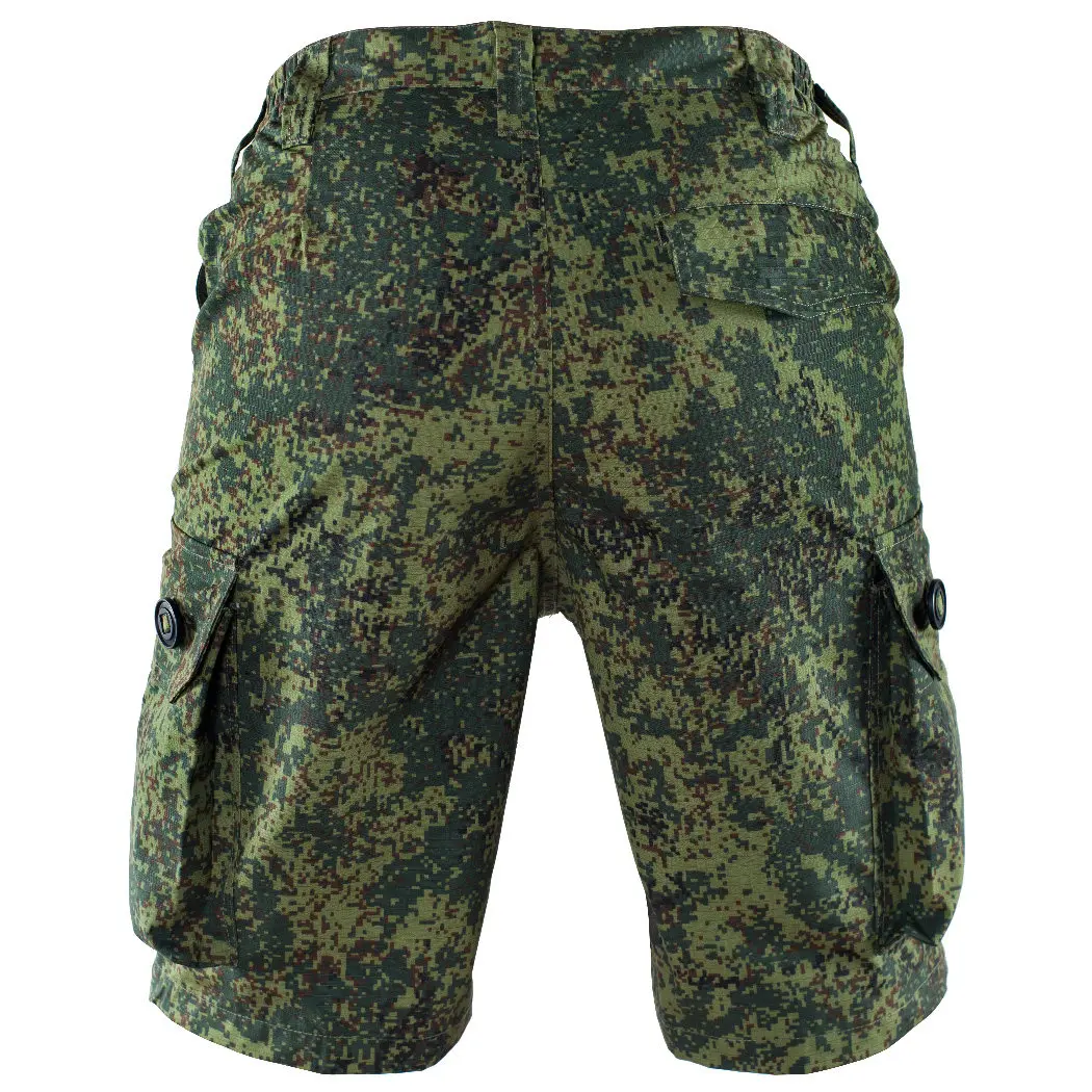 Pantalones cortos cargo camuflaje M90 ripstop tácticos para hombre