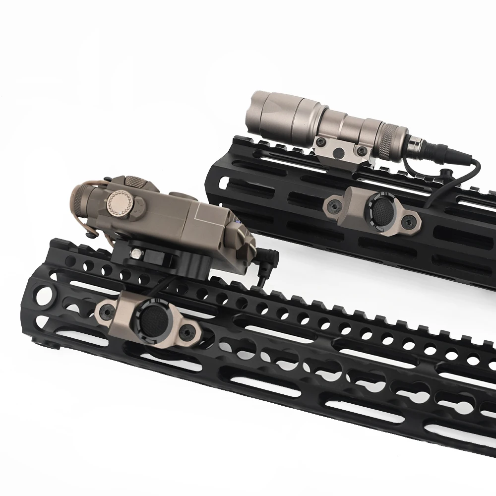 Interruptor táctico dual DBAL-A2 – compatible MLOK Keymod para luces SureFire M300 M600 - imagen 5