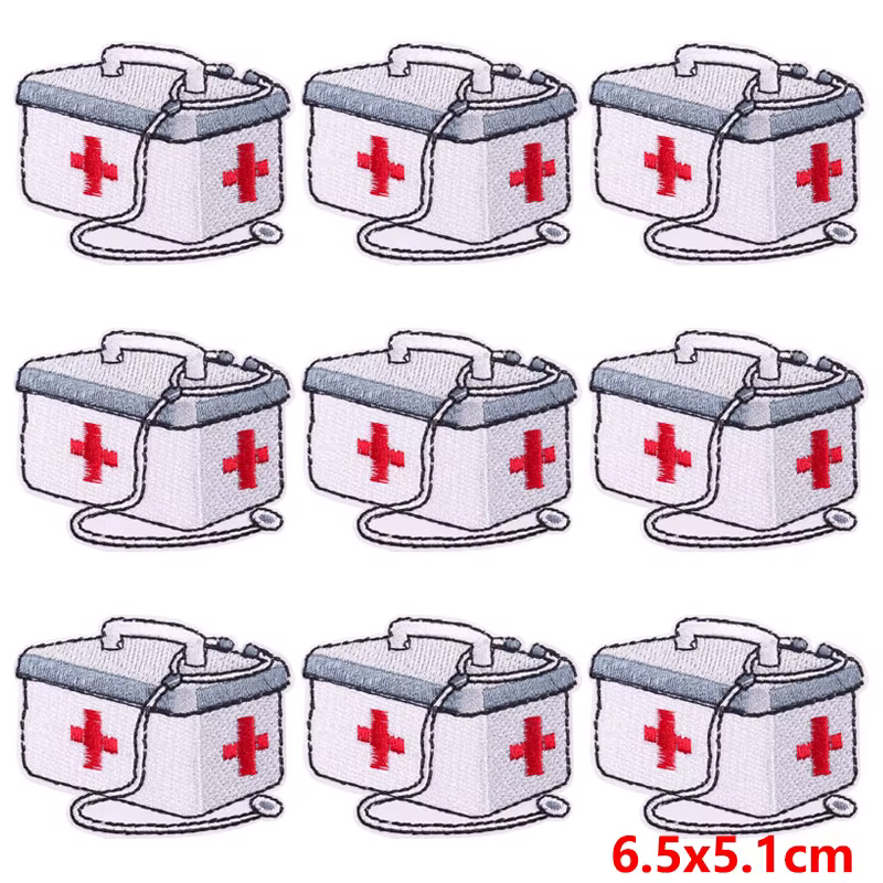 Parche termoadhesivo Doctor negro para uniforme o equipamiento táctico - imagen 5