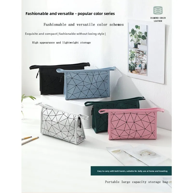 Bolsa de aseo impermeable de PU para viaje