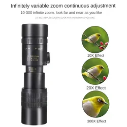 Monocular telescopio largo alcance definición para caza y camping