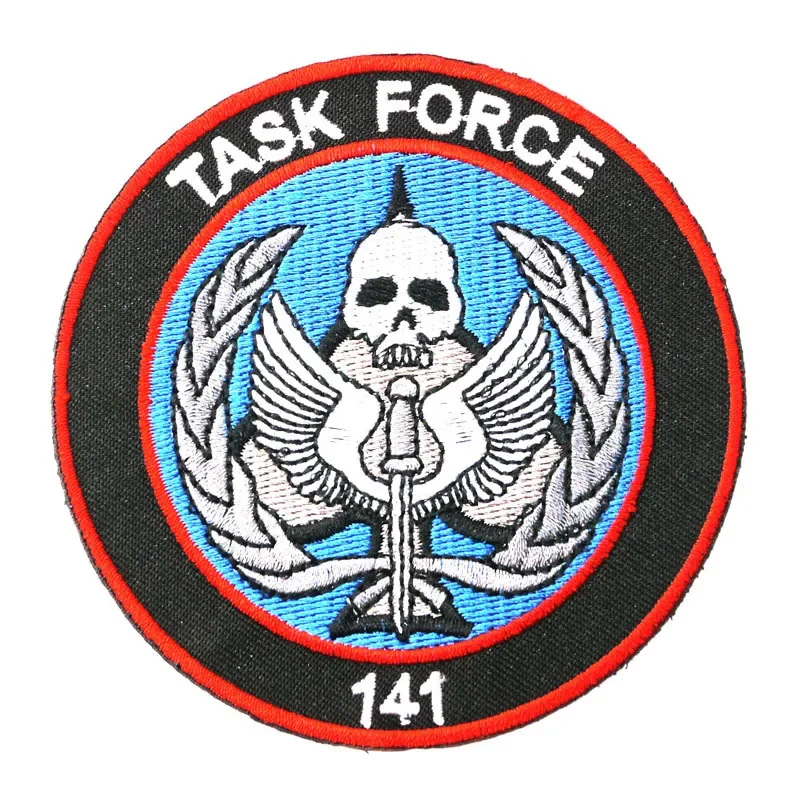 Parche TASK FORCE 141 CODE gancho bucle Insignia táctica MOLLE - imagen 2