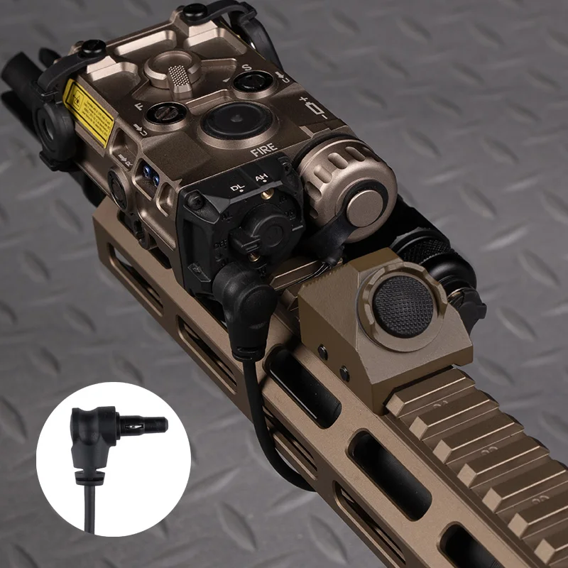 Interruptor táctico metálico con cable para láser y equipo de tiro - imagen 5