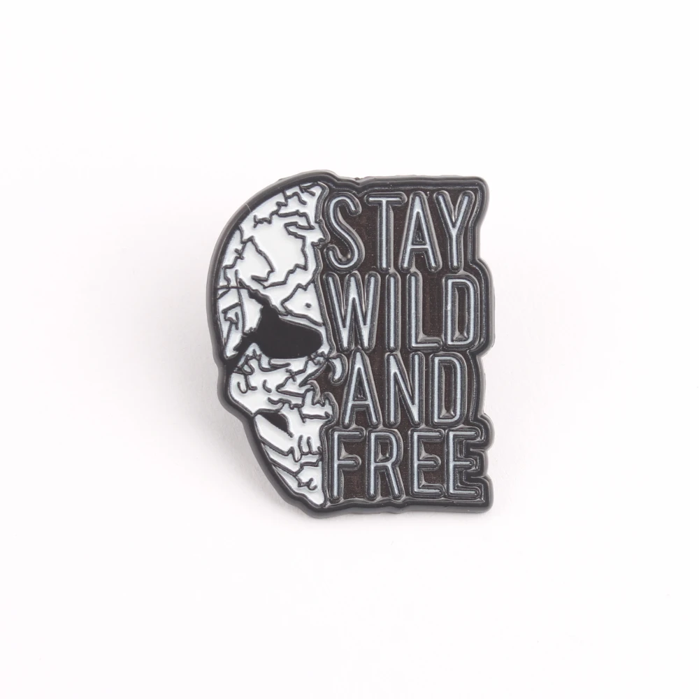 Broche táctico calavera negra para cazadora y mochila, Halloween - imagen 2