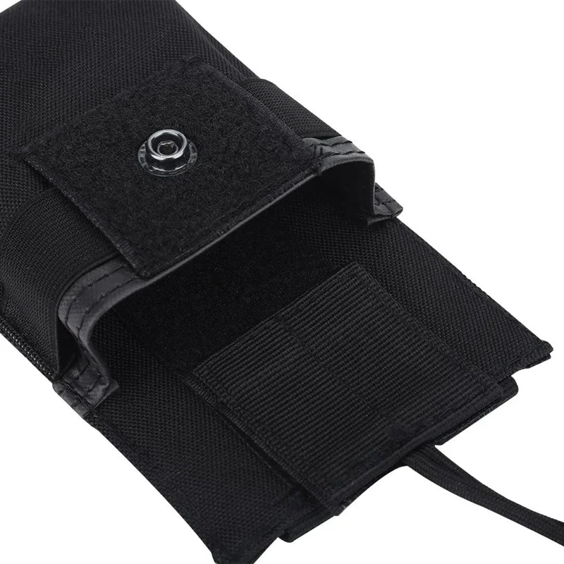 Funda táctica MOLLE para walkie-talkie, soporte cinturón y accesorios - imagen 4