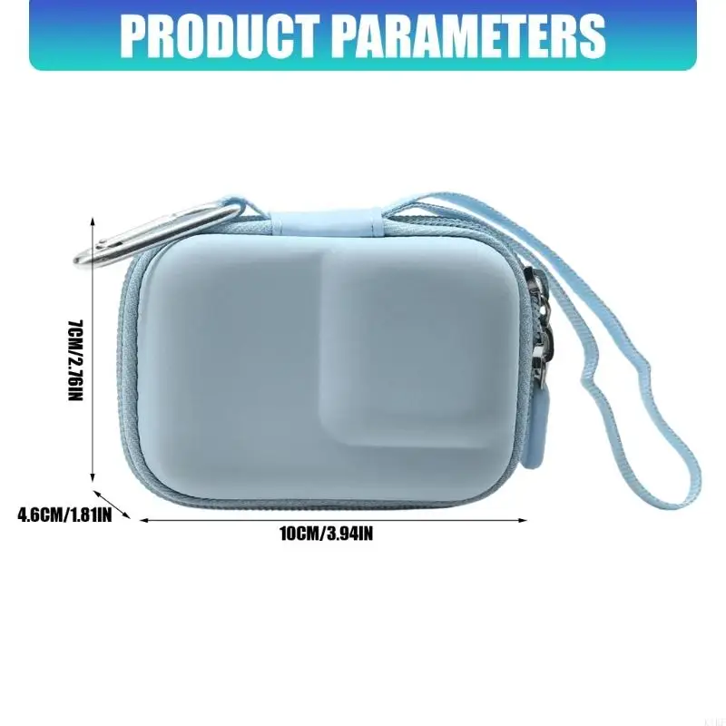 Bolsa de transporte ligero para cámaras de acción – Interior organizado - imagen 2