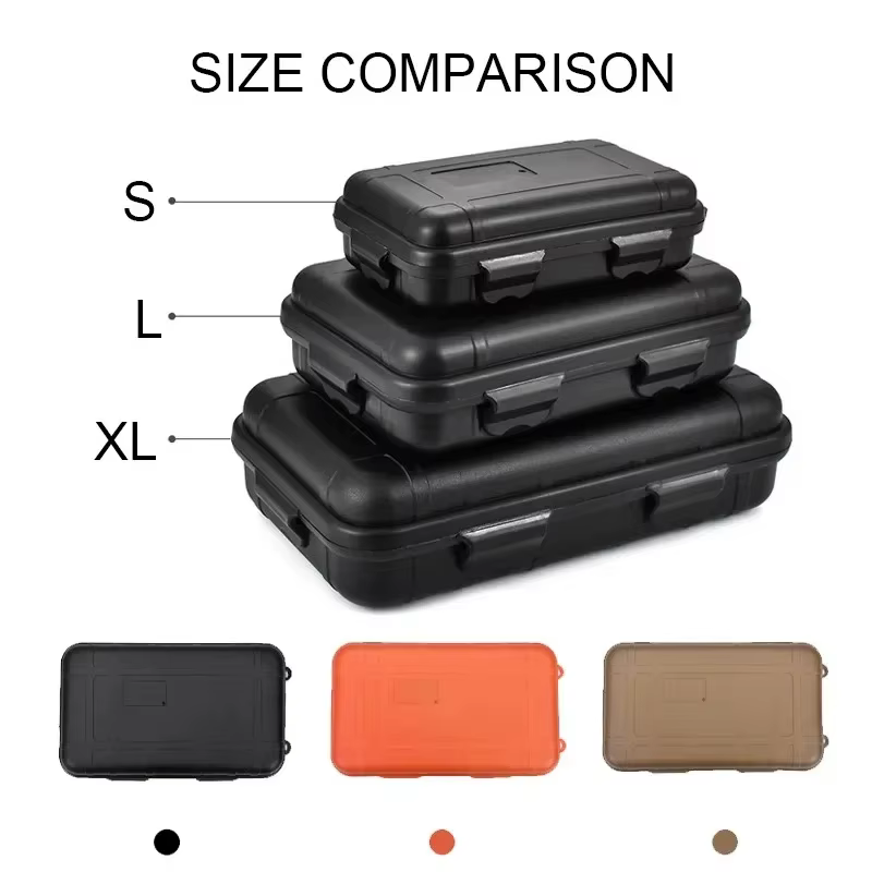 Caja de supervivencia impermeable estanco – Contenedor plástico outdoor táctico - imagen 3