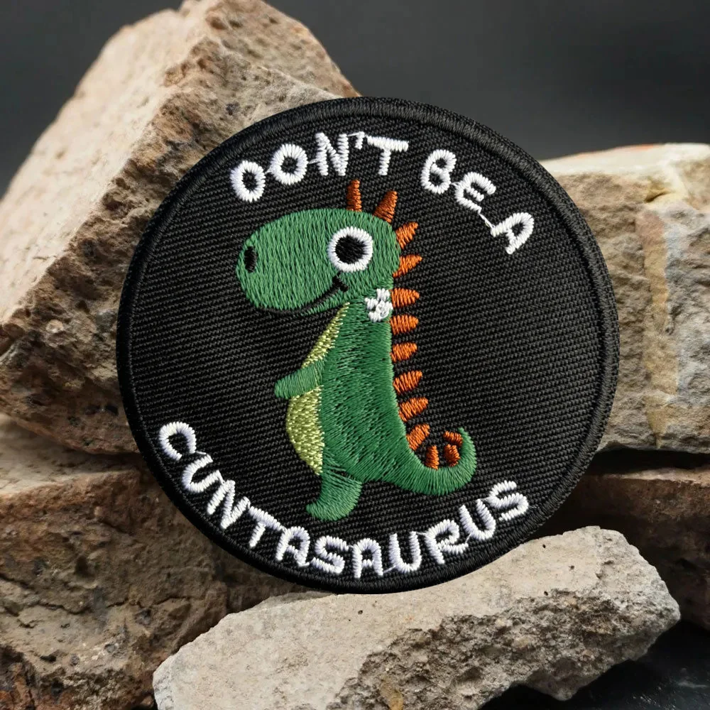 Parche táctico velcro Cuntasaurus morale para ropa y mochila - imagen 3