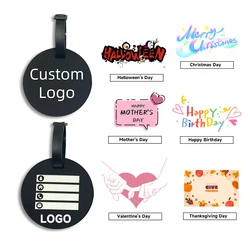 Etiqueta de equipaje logotipo personalizado y tarjetas de embarque
