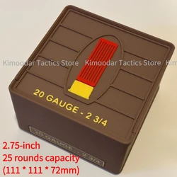Caja de almacenamiento para cartuchos de escopeta – impresa durable
