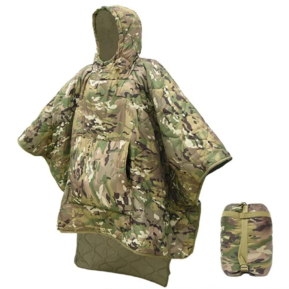 Saco de dormir camuflaje cálido portátil para montaña y trekking - imagen 3