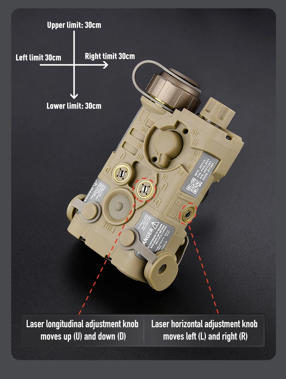 Conjunto listo para montaje en equipamiento de airsoft