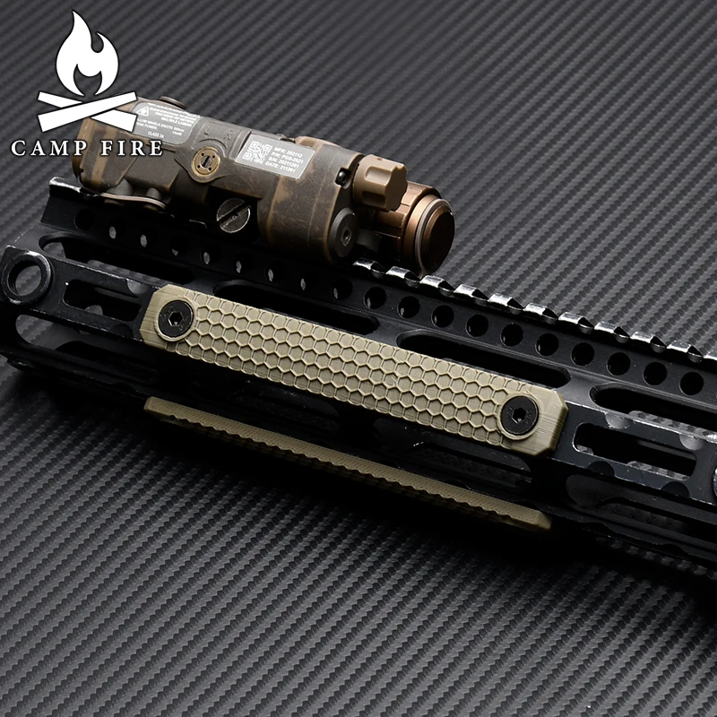 Cubierta riel M-LOK antideslizante panal para manos AR15 Airsoft - imagen 2