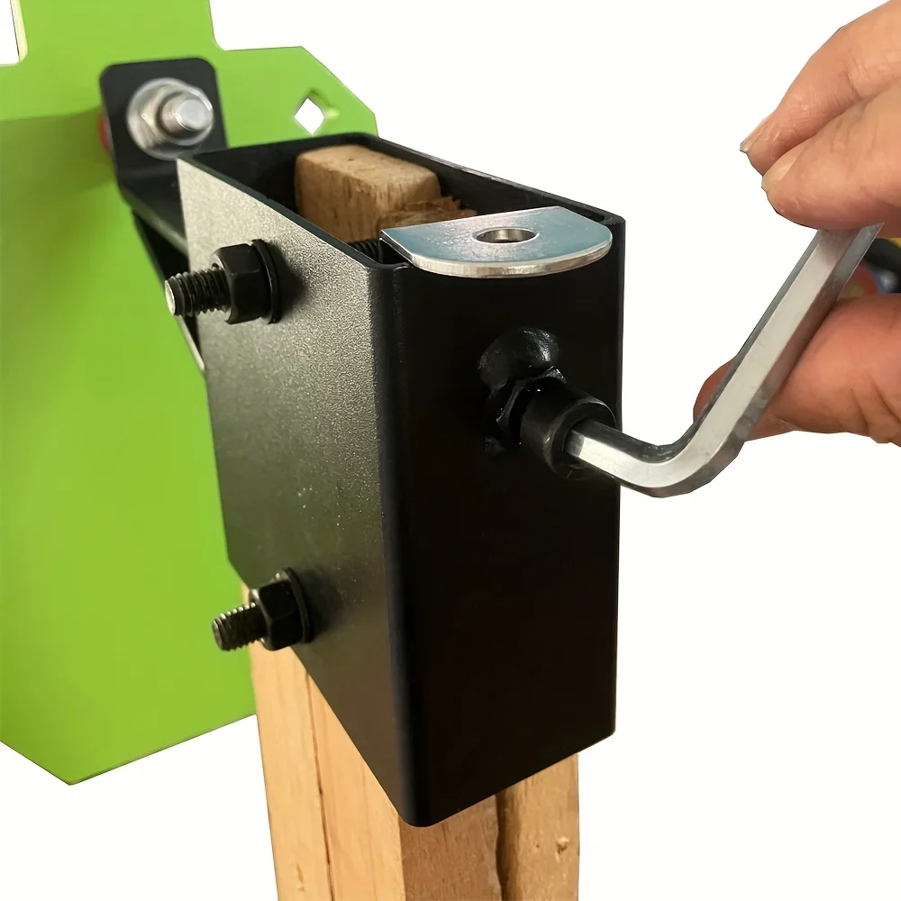 Soporte AR500 de acero anticorrosión para postes en T y tiro - imagen 4