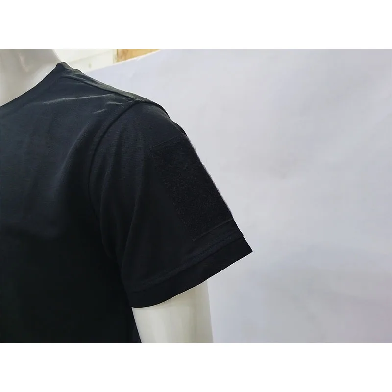 Camiseta táctica hombre cuello redondo transpirable secado rápido - imagen 2