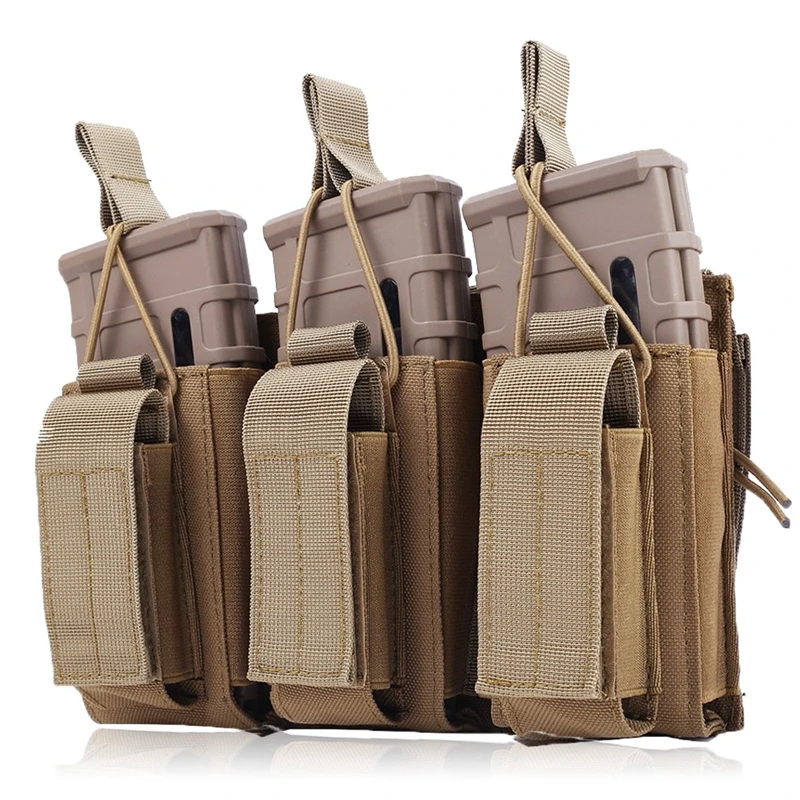 Bolsa táctica MOLLE de munición y porta cargador para AR