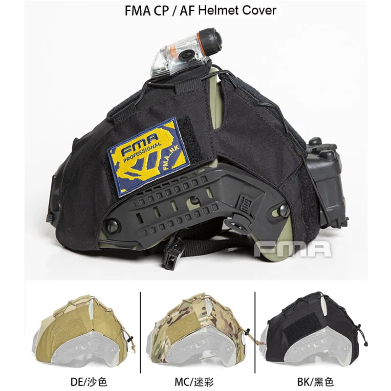 Funda de casco táctico FMA CP/AF en camuflaje