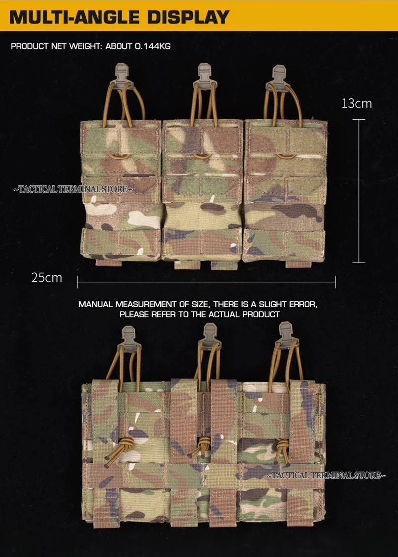 Detalle del compartimento para cargadores 5.56