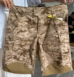 Bermudas tácticas resistentes a desgarros nailon y algodón multicolor