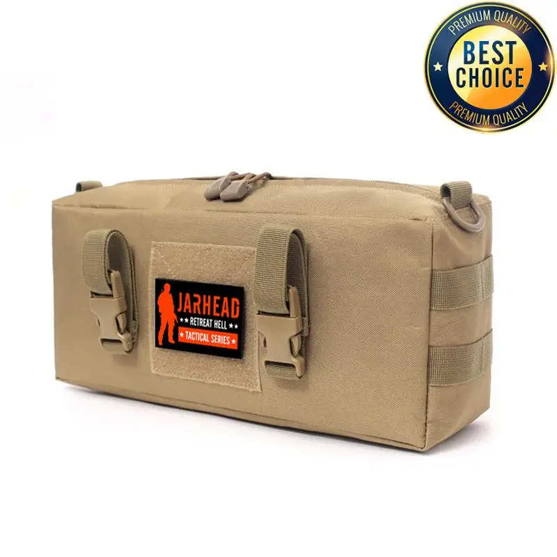 Riñonera táctica MOLLE nailon impermeable – Caza y pesca - imagen 5